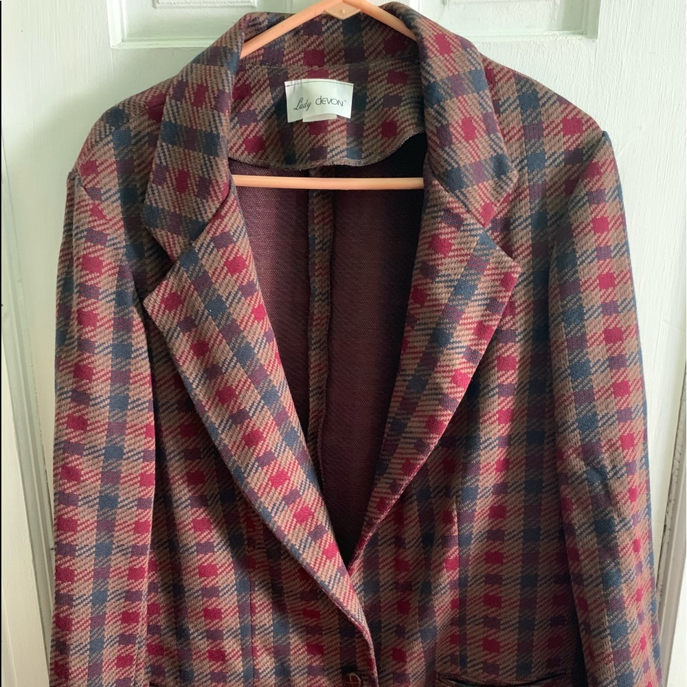 Vintage Lady Devon wool suit.